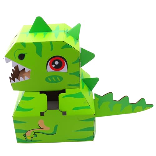 INOOMP 1 Satz Papp -Dinosauriermodell Dinosaurier- Miniatur-Dinosaurier Dino- -Dinosaurier Pappspielzeug für Kinderspielzeug Papier Green INOOMP 1 Satz Papp -Dinosauriermodell Dinosaurier- Miniatur-Dinosaurier Dino- -Dinosaurier Pappspielzeug für Kinderspielzeug Papier Green von INOOMP