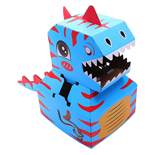 INOOMP 1 Satz Papp -Dinosauriermodell tragbare Dinosaurier aus Papierkarton Dinosaurierfiguren Dino- Dinosaurierspielzeug für Jungen Dinosaurier- Blue INOOMP 1 Satz Papp -Dinosauriermodell tragbare Dinosaurier aus Papierkarton Dinosaurierfiguren Dino- Dinosaurierspielzeug für Jungen Dinosaurier- Blue von INOOMP