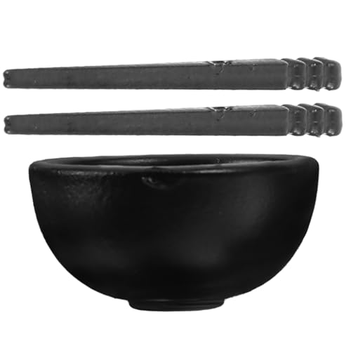INOOMP 1 Satz Puppenhausdekoration klein Stellen Sie Sich vor, Sie Schüssel Schüsseln Miniatur-Schüssel Miniatur-Geschirr- Küchenspielzeug Metall Black INOOMP 1 Satz Puppenhausdekoration klein Stellen Sie Sich vor, Sie Schüssel Schüsseln Miniatur-Schüssel Miniatur-Geschirr- Küchenspielzeug Metall Black von INOOMP