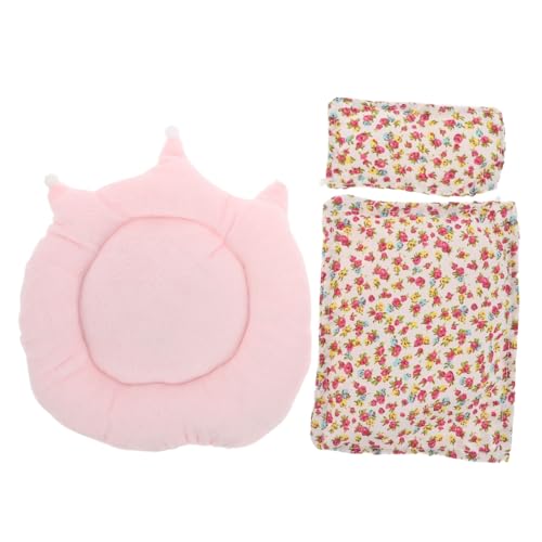 INOOMP 1 Satz Puppenschlafsack Puppenmatratze Puppenhaus Miniaturzubehör Puppe Schlafzimmer Plüschhandtasche für Mädchen Kinderspielzeugbettwäsche Polyester Rosa INOOMP 1 Satz Puppenschlafsack Puppenmatratze Puppenhaus Miniaturzubehör Puppe Schlafzimmer Plüschhandtasche für Mädchen Kinderspielzeugbettwäsche Polyester Rosa von INOOMP