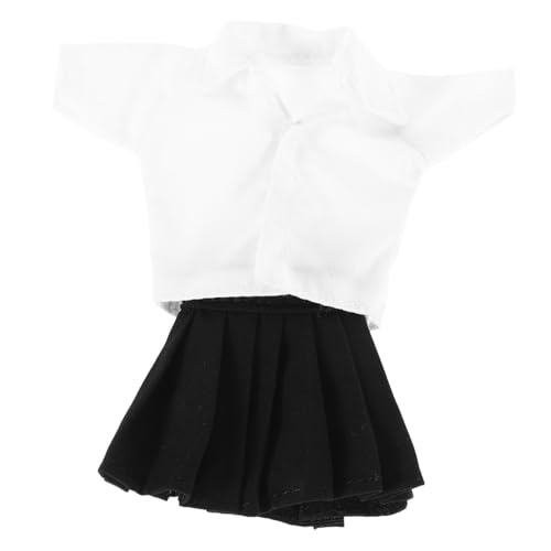 INOOMP 1 Satz Satz Puppenkleidung Japanische Schuluniform Mikroröcke Schwarzer Mikrorock Winziger Rock Puppenhemd Und Faltenrock Hemd Für Plüschpuppen Grey Polyester INOOMP 1 Satz Satz Puppenkleidung Japanische Schuluniform Mikroröcke Schwarzer Mikrorock Winziger Rock Puppenhemd Und Faltenrock Hemd Für Plüschpuppen Grey Polyester von INOOMP