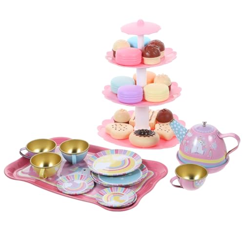 INOOMP 1 Satz Satz für Teesets Rosa Tee gläser spielzeuge Kleinkindspielzeug für Mädchen Simulationshaus-Küchenzubehör Teeparty-Dekorationen Kinderspielzeug Weißblech INOOMP 1 Satz Satz für Teesets Rosa Tee gläser spielzeuge Kleinkindspielzeug für Mädchen Simulationshaus-Küchenzubehör Teeparty-Dekorationen Kinderspielzeug Weißblech von INOOMP