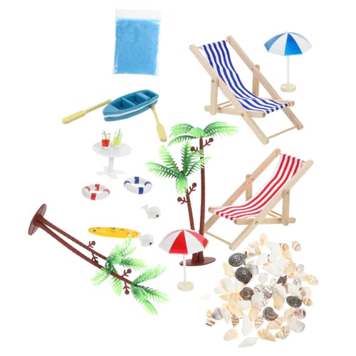 INOOMP 1 Satz Simulierter Strandschirm Set Miniatur Dekorationen Bausätze Ornamente zum Basteln Harzornament Mikrolandschaftsornament Bambus INOOMP 1 Satz Simulierter Strandschirm Set Miniatur Dekorationen Bausätze Ornamente zum Basteln Harzornament Mikrolandschaftsornament Bambus von INOOMP