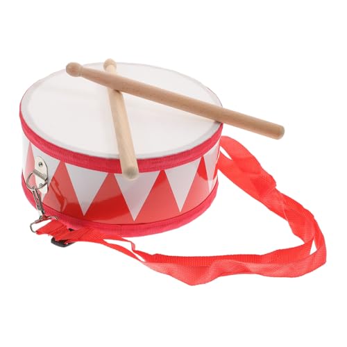 INOOMP 1 Satz Snare Drum Teaching Musikinstrumente Für Kleinkinder Musikalisches Percussion- Kindertrommel Musikspielzeug Kleinkinderinstrumente Kinderspielzeug Hölzern von INOOMP