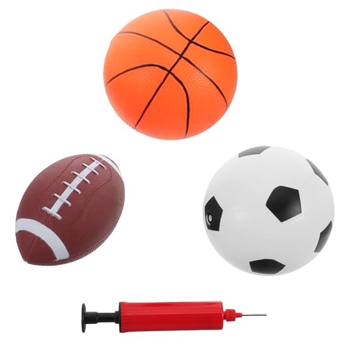 INOOMP 1 Satz Spielzeugballkombination Mini-Basketball Sprungball Für Kleinkinderball Kleiner Fußball -Basketball Fußball Hüpfbauer Basketball-Spiele Metall INOOMP 1 Satz Spielzeugballkombination Mini-Basketball Sprungball Für Kleinkinderball Kleiner Fußball -Basketball Fußball Hüpfbauer Basketball-Spiele Metall von INOOMP