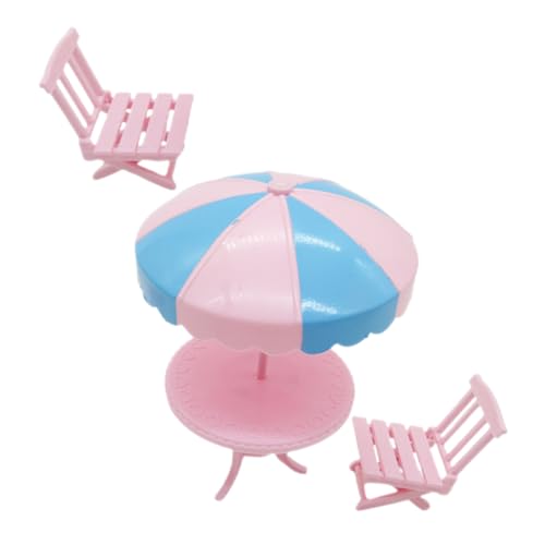 INOOMP 1 Satz Strand Freizeittisch und Stuhlspielzeug kleine Puppenhausmöbel winzig Miniatur-Strandtisch Strandstuhl Puppenhaus Mini-Tischstuhl Puppenhausstrand Puppenmöbel Plastik INOOMP 1 Satz Strand Freizeittisch und Stuhlspielzeug kleine Puppenhausmöbel winzig Miniatur-Strandtisch Strandstuhl Puppenhaus Mini-Tischstuhl Puppenhausstrand Puppenmöbel Plastik von INOOMP