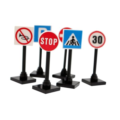 INOOMP 1 Satz Straßensperre Zeichen Puppenhaus Modellspielzeug-verkehrszeichen Straßenschild Straße Straßenschild Verkehrszeichen Für Verkehrszeichen-Requisite Abs INOOMP 1 Satz Straßensperre Zeichen Puppenhaus Modellspielzeug-verkehrszeichen Straßenschild Straße Straßenschild Verkehrszeichen Für Verkehrszeichen-Requisite Abs von INOOMP