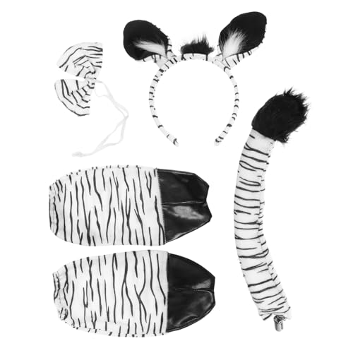 INOOMP 1 Satz Zebra -Kopfschmuck Set Zebra-kostüm Tiere Dschungeltier-Cosplay-Outfit Halloween-Cosplay-zubehör Dekoratives Stirnband Tierpartydekorationen Tierkostüm Stoff INOOMP 1 Satz Zebra -Kopfschmuck Set Zebra-kostüm Tiere Dschungeltier-Cosplay-Outfit Halloween-Cosplay-zubehör Dekoratives Stirnband Tierpartydekorationen Tierkostüm Stoff von INOOMP
