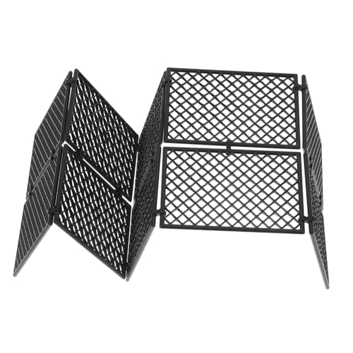 INOOMP 1 Satz Zubehör für Schutznetz-Bausteine Miniatur-Bauernhofzaun Hindernis Mini-Zaun zum Basteln Mini-Scheunenzaun Miniatur-Spielzeugzaun Block Puppenhaus Handwerk Bauen Abs Schwarz INOOMP 1 Satz Zubehör für Schutznetz-Bausteine Miniatur-Bauernhofzaun Hindernis Mini-Zaun zum Basteln Mini-Scheunenzaun Miniatur-Spielzeugzaun Block Puppenhaus Handwerk Bauen Abs Schwarz von INOOMP