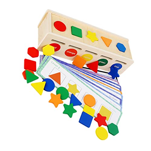INOOMP 1 Satz kompakter Formsortierer Puzzle Holzspielzeug Farbkognitionsspielzeug lustiges Kinderspielzeug Lernspielzeug für 2-Jährige Lernspielzeug für hölzern INOOMP 1 Satz kompakter Formsortierer Puzzle Holzspielzeug Farbkognitionsspielzeug lustiges Kinderspielzeug Lernspielzeug für 2-Jährige Lernspielzeug für hölzern von INOOMP