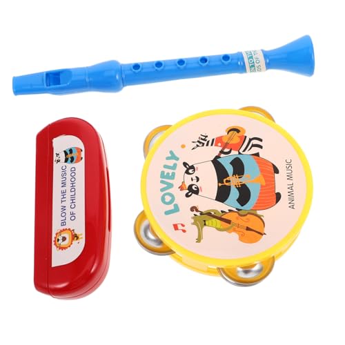 INOOMP 1 Satz musikalisches für kleine Trompete -Musikinstrumente Trompetenspielzeug für Kleinkinder Flötenspielzeug für Musikspielzeug für Babys Plastik von INOOMP