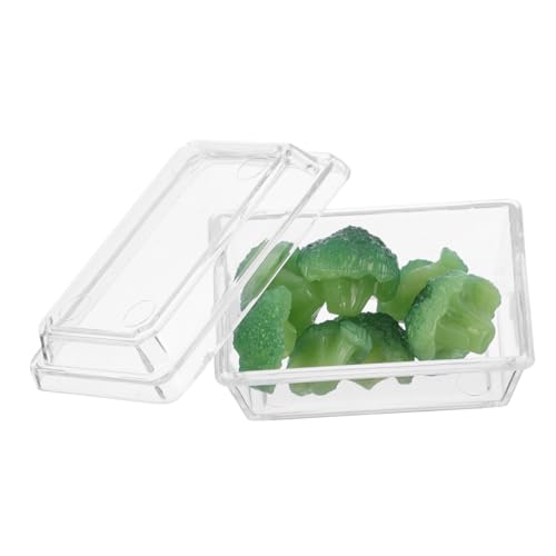 INOOMP 1 Schachtel Essbares Mini-Gemüse winziges Essen Miniaturen, Figuren, Essen Miniatur-Zubehör Miniatur -Obst und Gemüse Miniatur-Backspielzeug für die Küche süßes Plastik INOOMP 1 Schachtel Essbares Mini-Gemüse winziges Essen Miniaturen, Figuren, Essen Miniatur-Zubehör Miniatur -Obst und Gemüse Miniatur-Backspielzeug für die Küche süßes Plastik von INOOMP