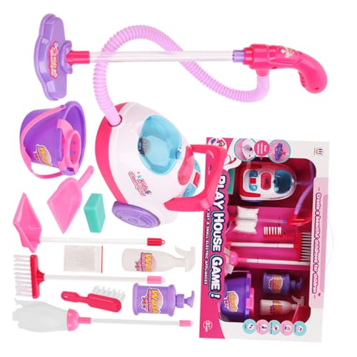 INOOMP 1 Set 11 Teiliger Simulationsstaubsauger Rollenreiniger Reinigungsspielzeug Reinigungsmittel Für Spielzeugreiniger Kinderspielzeug Reinigungsset Kunststoff Blau INOOMP 1 Set 11 Teiliger Simulationsstaubsauger Rollenreiniger Reinigungsspielzeug Reinigungsmittel Für Spielzeugreiniger Kinderspielzeug Reinigungsset Kunststoff Blau von INOOMP