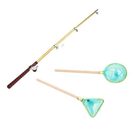 INOOMP 1 Set Angelanzug Modell Kinderspielzeug Modelle Angelrute Babypuppe Dekoration Angelspielzeug Outdoor Für Mini Kleines Fischnetz Miniatur Angellegierung INOOMP 1 Set Angelanzug Modell Kinderspielzeug Modelle Angelrute Babypuppe Dekoration Angelspielzeug Outdoor Für Mini Kleines Fischnetz Miniatur Angellegierung von INOOMP