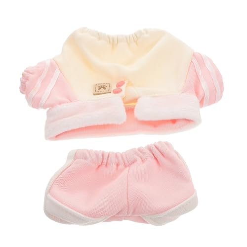 INOOMP 1 Set Baumwollpuppe Casual Outfit Sweatshirt Dress Up Kleidung Stoffbär Stoff Outfits Und Hosen Für Sammler Plüschtiere von INOOMP