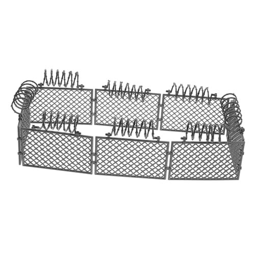INOOMP 1 Set Baustein Schutznetz Szene Outdoor Mesh Gehäuse Tor Zaun Spiel Szene Gebäude ﻿ Abs von INOOMP