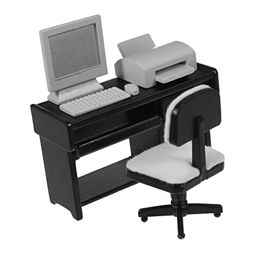 INOOMP 1 Set Mini Möbel Modellhaus Geburtstag Miniatur Computer Puppe Büro Miniaturen Büro Schreibtisch Modell Miniatur Büromöbel Mini Desktop Mini Süßes Schwarzes Holz INOOMP 1 Set Mini Möbel Modellhaus Geburtstag Miniatur Computer Puppe Büro Miniaturen Büro Schreibtisch Modell Miniatur Büromöbel Mini Desktop Mini Süßes Schwarzes Holz von INOOMP