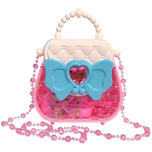 INOOMP 1 Set Spielhaus Mädchen Make Up Kit Kits Pretend Make Up Für Gefälschte Geldbörse Kleines Make Up Schönheit Kosmetik Kleinkind Make Up Make Up Kit Für Make Up Kunststoff von INOOMP