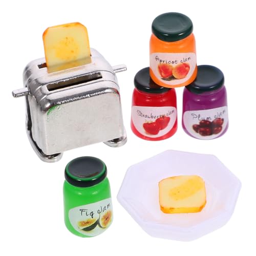 INOOMP 1 Set Toaster Brotbackautomat Mini Modell Mini Hausdekor Mini Hausbedarf Miniatur Ornamente Miniatur Requisite Mini Im Maßstab Küchengeschirr Spielzubehör Puppenhaus INOOMP 1 Set Toaster Brotbackautomat Mini Modell Mini Hausdekor Mini Hausbedarf Miniatur Ornamente Miniatur Requisite Mini Im Maßstab Küchengeschirr Spielzubehör Puppenhaus von INOOMP