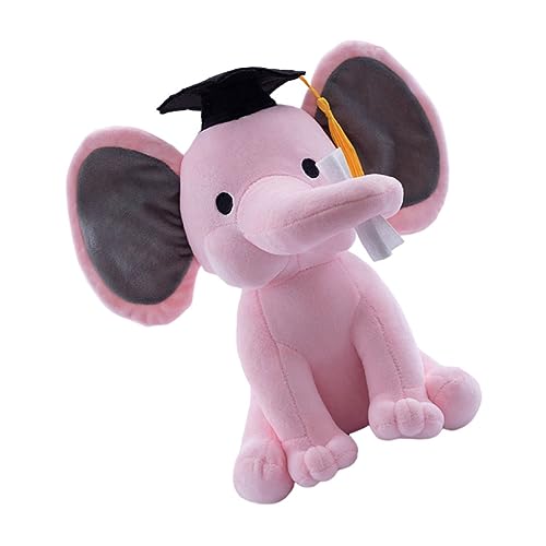 INOOMP 1 Stück Arztpuppe Superweiches Kuscheltier Abschluss Elefant Abschlussspielzeug Elefant Plüsch Elefantenpuppe Kuscheltier Elefantenbaby Rosa Pp Baumwolle INOOMP 1 Stück Arztpuppe Superweiches Kuscheltier Abschluss Elefant Abschlussspielzeug Elefant Plüsch Elefantenpuppe Kuscheltier Elefantenbaby Rosa Pp Baumwolle von INOOMP