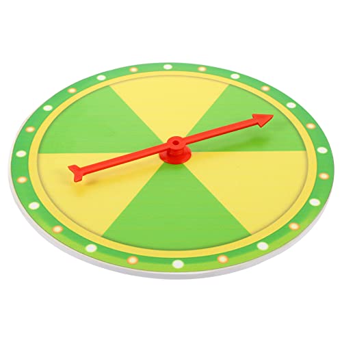 INOOMP 1 Stück Drehbares Preisrad Wiederverwendbares Gewinnrad für Partys Geburtstagsfeiern und Veranstaltungen Individuell Beschriftbar für Kreative Spiele und Preise von INOOMP