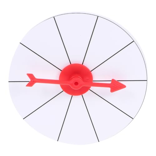 INOOMP Preisrad für Partys – 10cm Kleine Drehplatte Tischspiel für Tombolas und Ziehungen Partyspiel Requisite für Klassenzimmer und Veranstaltungen von INOOMP