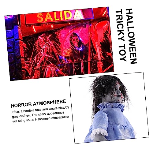 INOOMP 1 Stück Halloween Sprachgesteuerte Induktionspuppe mit Leuchtaugen Gruselige Gehende Deko für Halloween Partys ohne Batterie Schaurige und Gesellige Anlässe INOOMP 1 Stück Halloween Sprachgesteuerte Induktionspuppe mit Leuchtaugen Gruselige Gehende Deko für Halloween Partys ohne Batterie Schaurige und Gesellige Anlässe von INOOMP