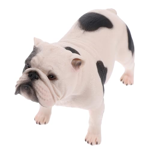 INOOMP 1 Stück PVC Simulation Figurine Hund Dekoration Modell Stehende Bulldogge Realistisches Tiermodell für Zuhause Büro und Auto Geschenkidee für Hundeliebhaber INOOMP 1 Stück PVC Simulation Figurine Hund Dekoration Modell Stehende Bulldogge Realistisches Tiermodell für Zuhause Büro und Auto Geschenkidee für Hundeliebhaber von INOOMP