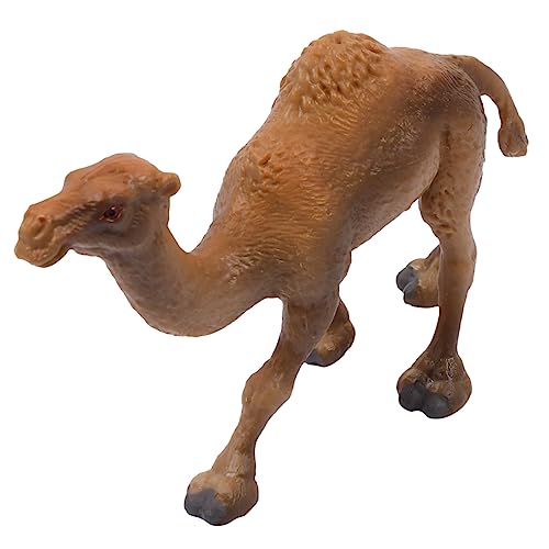 INOOMP 1 Stück Simulierte Kamel Ornamente Ausgestopftes Kamel Kamel Tierspielzeug Kamel Einhöckriges Kamel Kamel Figur Kleines Plüsch Kamel Kinderfreundliches Kamel Für von INOOMP