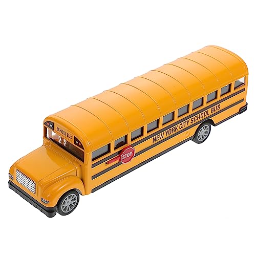 INOOMP 1 Stück Spielzeugauto Zum Zurückziehen Aus Legierung Bus Kind Party Groß Autos Spielzeuge Autodüfte Zum Zurückziehen Spielzeugauto Zurückziehen Orange von INOOMP