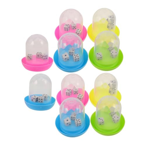 INOOMP 10 Sätze Mini -Spielzeugwürfel Kinderpreise Klassenzimmer -Strumpf -Stuffers für würfeln kleine Spielsachen Werkzeuge für Spiel Würfel Plastik von INOOMP