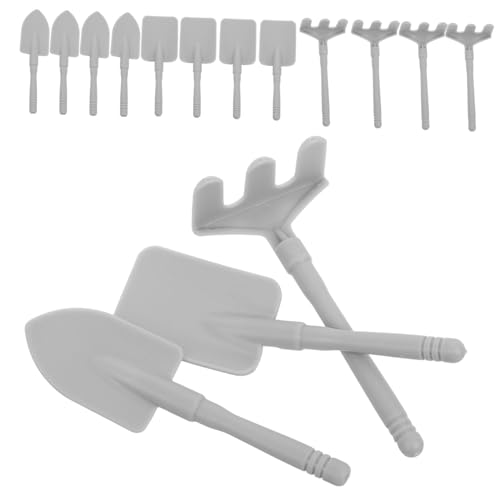 INOOMP 10 Satz Modell eines Gartengeräts Rechen Werkzeug Kind Strand Plastikschaufel Gartenschaufel Sandschaufel -Gartengeräte Sandspaten Spielzeugschaufel Schaufel Graben Grau INOOMP 10 Satz Modell eines Gartengeräts Rechen Werkzeug Kind Strand Plastikschaufel Gartenschaufel Sandschaufel -Gartengeräte Sandspaten Spielzeugschaufel Schaufel Graben Grau von INOOMP