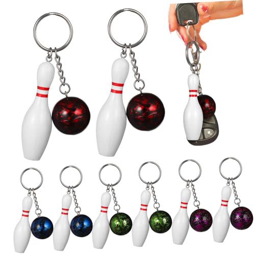 INOOMP 10 Stück Bowling-schlüsselanhänger Thematisiert Der Schlüsselketten Bowling Sport-souvenirs Farbig Bogen Bowlingschlüssel Party Anstecknadel Zehn-pin-bowling Plastik Weiß INOOMP 10 Stück Bowling-schlüsselanhänger Thematisiert Der Schlüsselketten Bowling Sport-souvenirs Farbig Bogen Bowlingschlüssel Party Anstecknadel Zehn-pin-bowling Plastik Weiß von INOOMP