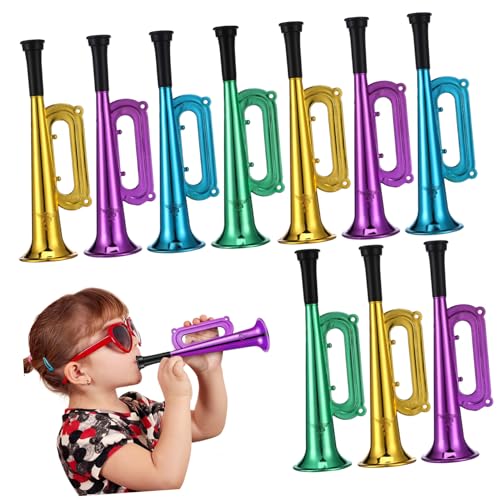 INOOMP 10 Stück Bunte Trompeten Party Zubehör Glänzende Krachmacher Geräuschmacher Spiel Geräuschmacher Kleinkind Spiel Trompete Kinderspielzeug Trompete Jubel Trompete INOOMP 10 Stück Bunte Trompeten Party Zubehör Glänzende Krachmacher Geräuschmacher Spiel Geräuschmacher Kleinkind Spiel Trompete Kinderspielzeug Trompete Jubel Trompete von INOOMP