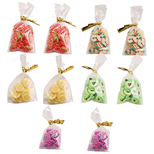 INOOMP 10 Stück Candy Snacks Lebensmittel-Rollenspielspielzeug Miniatur-Süßigkeitsmodell Mini- Mini-Süßigkeiten-Modell Mini-Süßigkeiten-Foto-Requisiten Gummi von INOOMP