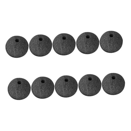 INOOMP 10 Stück Clownsnase Clown Verkleiden Austauschbare Clownnase Clown-kostüm Ersatz Für Clownnasenspielzeug Cosplay-Clown-Nase Falsche Nase Cosplay-Nase Black Schwamm von INOOMP