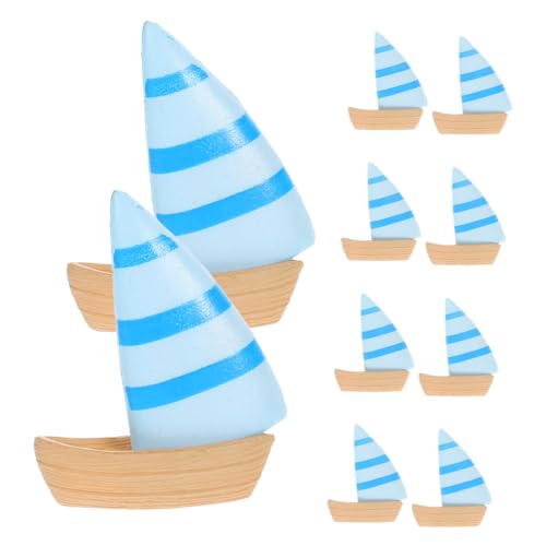 INOOMP 10stücke Teiliges Miniatur Segelboot Dekofiguren Strand-Themen Ornamente Für Garten Mikrolandschaften Und Partys Vivid Ocean Sailboat Figuren INOOMP 10stücke Teiliges Miniatur Segelboot Dekofiguren Strand-Themen Ornamente Für Garten Mikrolandschaften Und Partys Vivid Ocean Sailboat Figuren von INOOMP