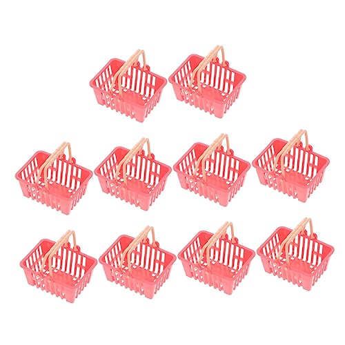 INOOMP 10 Stück Einkaufskörbe Kinderkörbe Griffe Geflochtene Minikörbe Mini Einkaufskörbe Lebensmittelkörbe Kleine Süßigkeitenkörbe Miniatur Puppen Aufbewahrungskörbe INOOMP 10 Stück Einkaufskörbe Kinderkörbe Griffe Geflochtene Minikörbe Mini Einkaufskörbe Lebensmittelkörbe Kleine Süßigkeitenkörbe Miniatur Puppen Aufbewahrungskörbe von INOOMP