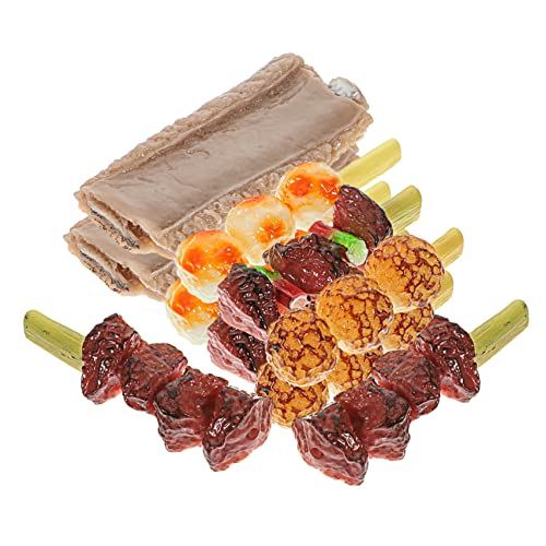 INOOMP 10 Stück Grillspieße Küche Rollenspielset Lernspielzeug Spielspielzeug Braten Lebensmittel Gefälschte Lebensmittel Rollenspiel Küchendekor Rollenspiel Küchenspielzeug PVC INOOMP 10 Stück Grillspieße Küche Rollenspielset Lernspielzeug Spielspielzeug Braten Lebensmittel Gefälschte Lebensmittel Rollenspiel Küchendekor Rollenspiel Küchenspielzeug PVC von INOOMP
