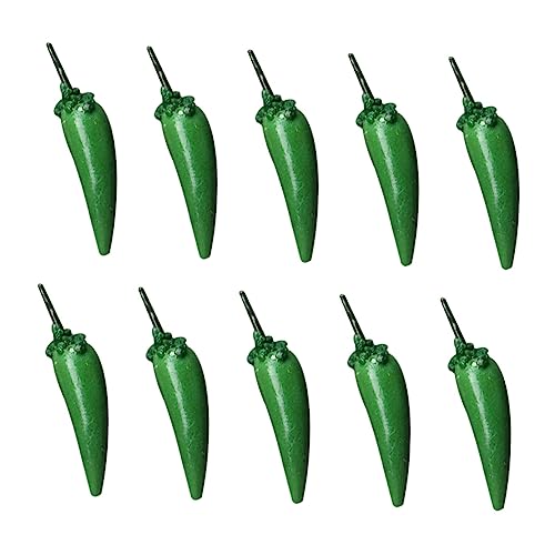 INOOMP 10 Stück Grünes Pfeffermodell gefälscht Mini-Essen Miniaturen Mini-Pfeffer Mini-Dinge Mini-Gemüse Miniaturgemüse Simulation Pfeffer Harz INOOMP 10 Stück Grünes Pfeffermodell gefälscht Mini-Essen Miniaturen Mini-Pfeffer Mini-Dinge Mini-Gemüse Miniaturgemüse Simulation Pfeffer Harz von INOOMP