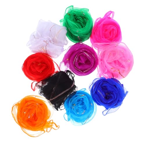 INOOMP 10 Stück Kinderschal Tanzschals Bunte Schals Für Minischals Zum Basteln Spielschals Für Jonglierschals Jonglierschal Schals Jonglieren Tanzende Schals Garn INOOMP 10 Stück Kinderschal Tanzschals Bunte Schals Für Minischals Zum Basteln Spielschals Für Jonglierschals Jonglierschal Schals Jonglieren Tanzende Schals Garn von INOOMP