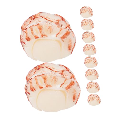 INOOMP 10stücke Teiliges Realistische Miniatur Küchenset Mit Künstlichen Meeresfrüchten Spielzeug Für Kreatives Kochen Und Rollenspiele Für Junge Mädchen Sicher Und von INOOMP