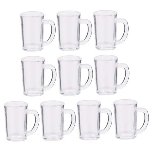 INOOMP 10 Stück Mini-Bierkrug Hauszubehör für Zuhause Mini-Trinkbecher Heimdekoration Wohnkultur Dekoration für Zuhause Miniatur-Puppenhausbecher Sie Hauszubehör Harz Transparent INOOMP 10 Stück Mini-Bierkrug Hauszubehör für Zuhause Mini-Trinkbecher Heimdekoration Wohnkultur Dekoration für Zuhause Miniatur-Puppenhausbecher Sie Hauszubehör Harz Transparent von INOOMP