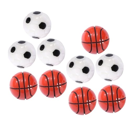 INOOMP 10 Stück Mini-Ornamente Sortiert winzig Größe Möblierung Fußball klein für Dekoration basteln Miniatur DIY zubehör Outdoor-Accessoire lebendige Mini-Fußbälle Basketballs Harz INOOMP 10 Stück Mini-Ornamente Sortiert winzig Größe Möblierung Fußball klein für Dekoration basteln Miniatur DIY zubehör Outdoor-Accessoire lebendige Mini-Fußbälle Basketballs Harz von INOOMP