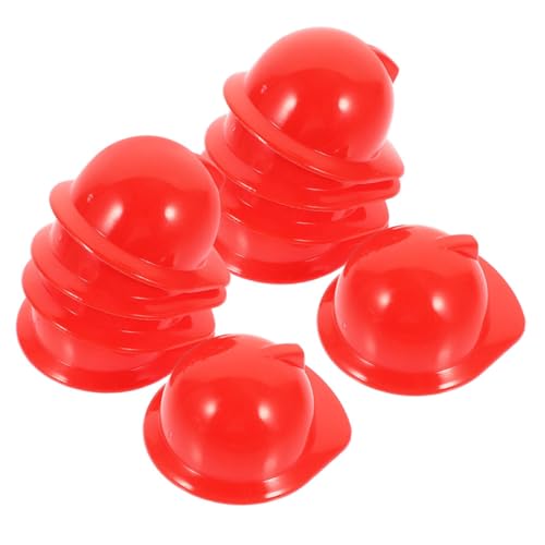 INOOMP 10 Stück Miniatur Bauhelm Puppenhelm aus Kunststoff für Kinder Puppenhaus Zubehör Party Dekoration Kleiner Sicherheitshut für Outdoor Aktivitäten INOOMP 10 Stück Miniatur Bauhelm Puppenhelm aus Kunststoff für Kinder Puppenhaus Zubehör Party Dekoration Kleiner Sicherheitshut für Outdoor Aktivitäten von INOOMP