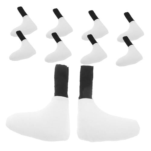 INOOMP 10 Stück Mit Baumwolle Gefüllte Bein Accessoires Für Die Herstellung Von Puppen Einzigartig Gestaltete Gegliederte Fußteile Für Handgefertigte Bastelprojekte Flexible Puppenfüße von INOOMP