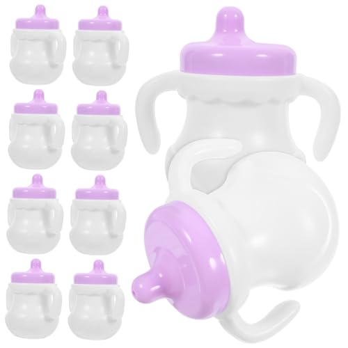 INOOMP 10 Stück Puppenflaschenspielzeugzubehör Gefälligkeiten für die Babyparty Babyflasche für Puppen Mini-Saftflaschen Simulation Flaschenspielzeug Lernspielzeug für Plastik INOOMP 10 Stück Puppenflaschenspielzeugzubehör Gefälligkeiten für die Babyparty Babyflasche für Puppen Mini-Saftflaschen Simulation Flaschenspielzeug Lernspielzeug für Plastik von INOOMP