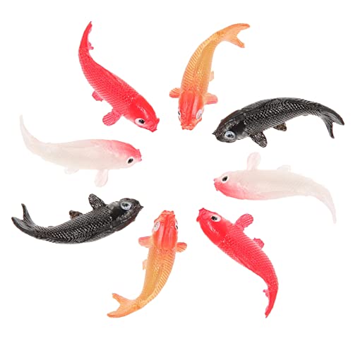 INOOMP 10 Stück Puppenhaus Modell Mini Zubehör Tier Miniatur Realistische Fisch Dekorationen Simulationsmodell Fisch Winziges Fischspielzeug Mini Realistisch Kleiner von INOOMP