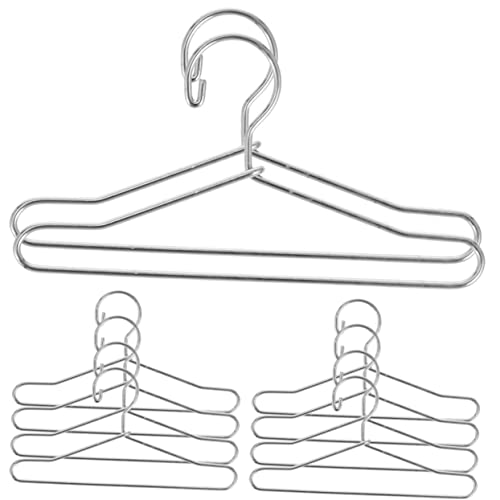 INOOMP 10stücke Mini Metall Kleiderbügel Für Puppen Für Puppenhaus Zubehör Unterstützt Die Organisation Von Puppenkleidung Passt Für Kleider Tops Und Hosen INOOMP 10stücke Mini Metall Kleiderbügel Für Puppen Für Puppenhaus Zubehör Unterstützt Die Organisation Von Puppenkleidung Passt Für Kleider Tops Und Hosen von INOOMP