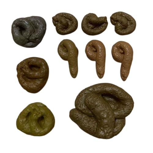 INOOMP 10 Stück Teiliges Realistisches Fake Poop Lustiger Scherzartikel für Erwachsene Witziges Aprilscherz Robust und Leicht zu Reinigen Party INOOMP 10 Stück Teiliges Realistisches Fake Poop Lustiger Scherzartikel für Erwachsene Witziges Aprilscherz Robust und Leicht zu Reinigen Party von INOOMP